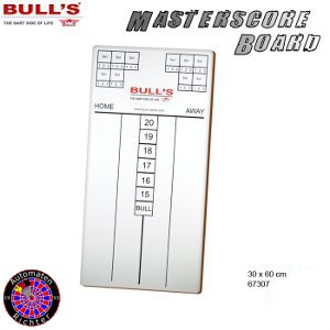 Dartboard Bulls Markerboard Masterscore 60x30cm